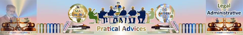 EMAD Consulting > Practical advices > Legal-Administratives