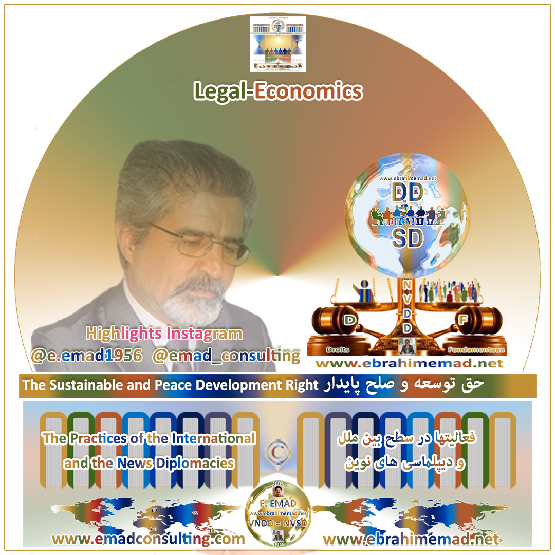 E. EMAD, Emad Consulting, Highlights, Legal Economics